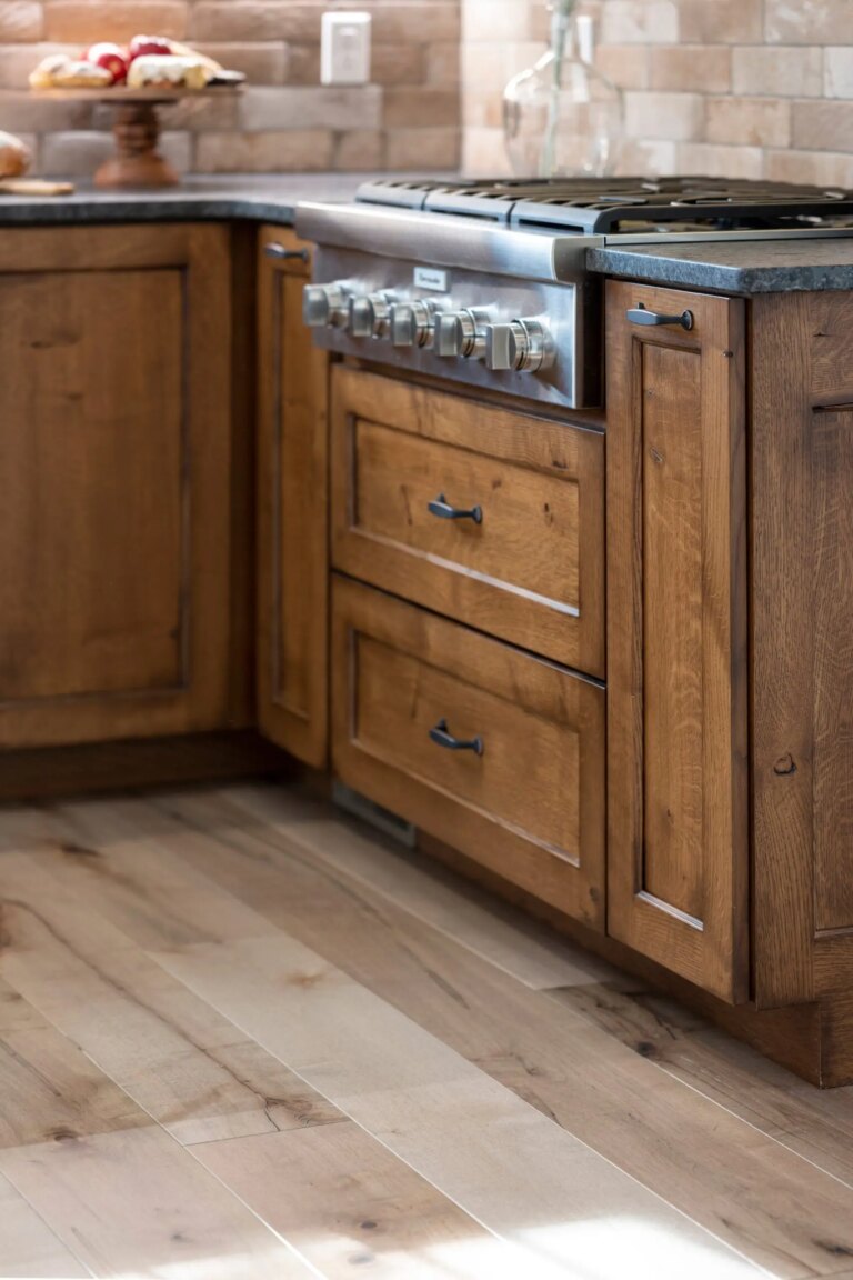 Custom cabinets Ohio - stove top cabinet design