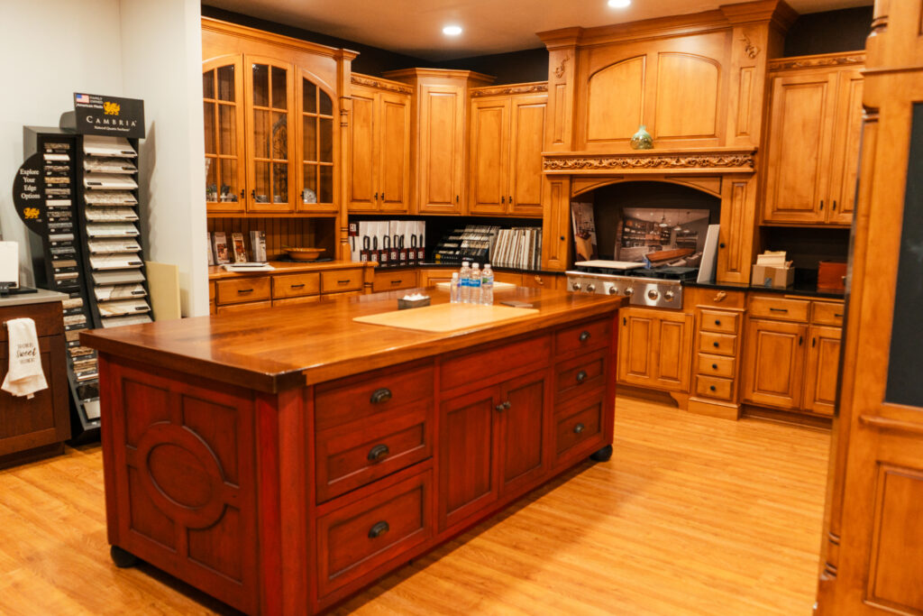 Precision Cabinet show room in Holmes County, Ohio
